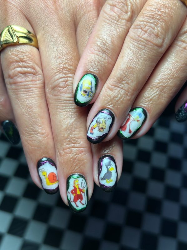 The Simpsons Halloween Nail Art Water Decals - Image 5