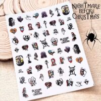 The Nightmare Before Christmas Water Decals Design 1012