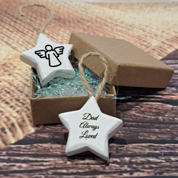 Family Bereavement Pocket Hug Personalised Memorial Gift Memory Star Angel Pocket Hug - Image 5