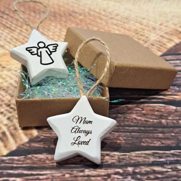Family Bereavement Pocket Hug Personalised Memorial Gift Memory Star Angel Pocket Hug - Image 4