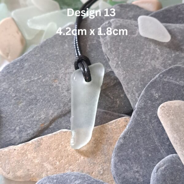 Sea Glass Pendants, Unisex Hippy Necklace, Boho Surf Necklace, Jewellery Xmas Gift, Complete With Gift Box - Image 6