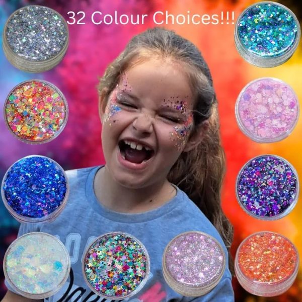 Elf Christmas Face And Body Glitter Gel, Face Glitter Gel, Body Glitter Gel, Kids Face Painting Glitter Gel Gay Pride Glitter Festival Glitter - Image 7