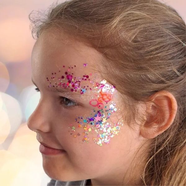 Elf Christmas Face And Body Glitter Gel, Face Glitter Gel, Body Glitter Gel, Kids Face Painting Glitter Gel Gay Pride Glitter Festival Glitter - Image 4