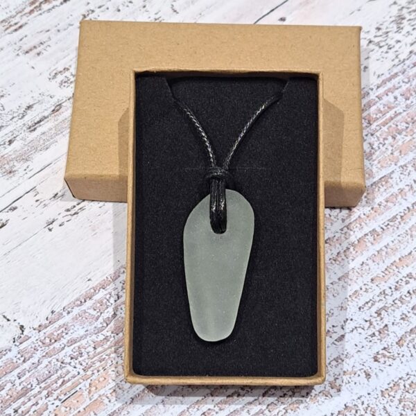 Sea Glass Pendants, Unisex Hippy Necklace, Boho Surf Necklace, Jewellery Xmas Gift, Complete With Gift Box - Image 9