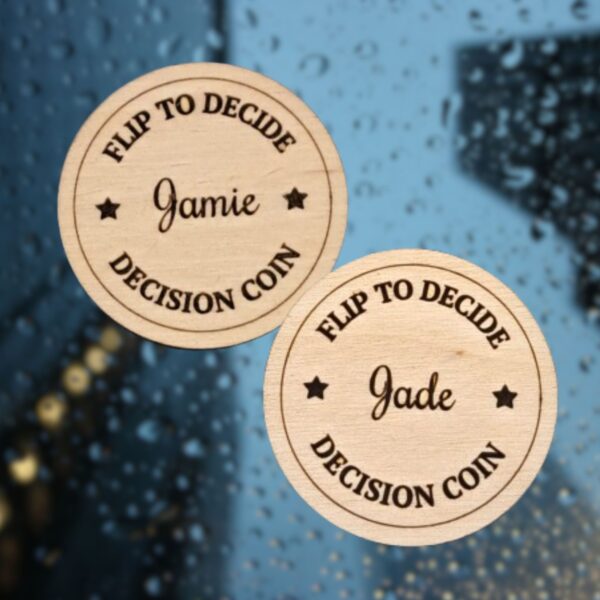 Couples Decision Coin, Flip to decide, Gift for Her, Gift for Him, Couples Gift, Birthday Gift, Stocking Filler, Christmas Gift, Xmas Gift - Image 3