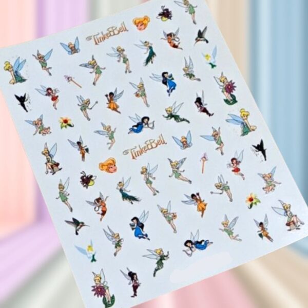 Disney Tinkerbell Fairy Nail Art Water Decals Design 1015