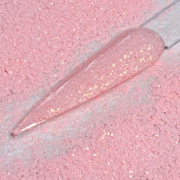 Powder Puff Pink Glitter Mix