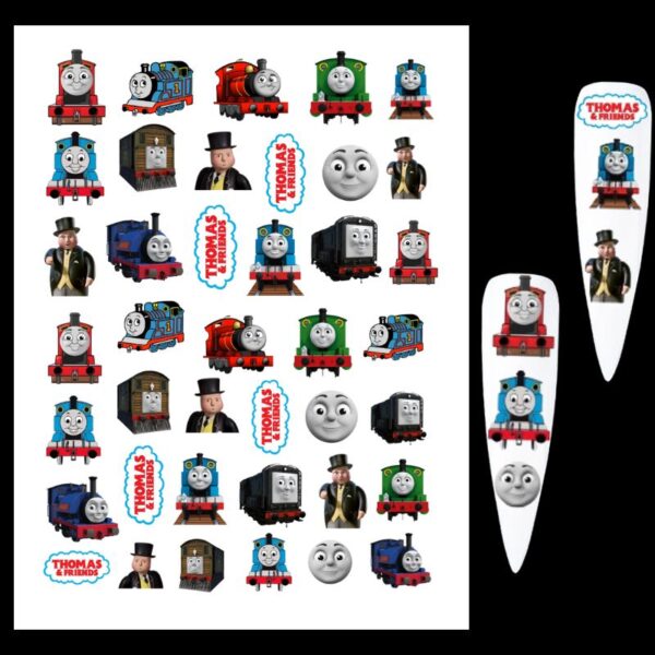 Thomas The Tank Engine Nail Art Water Decals