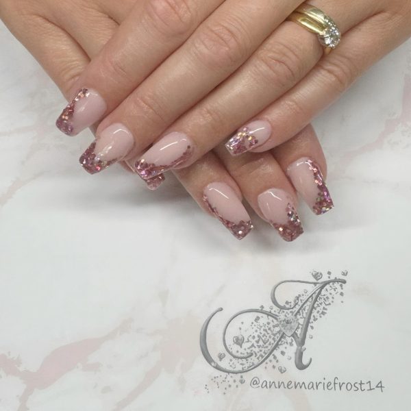 Pink Holographic Chunky Glitter, Nail Art Glitter Mix, Craft Glitter, Pink Holographic Resin Glitter .040 1mm - Image 2