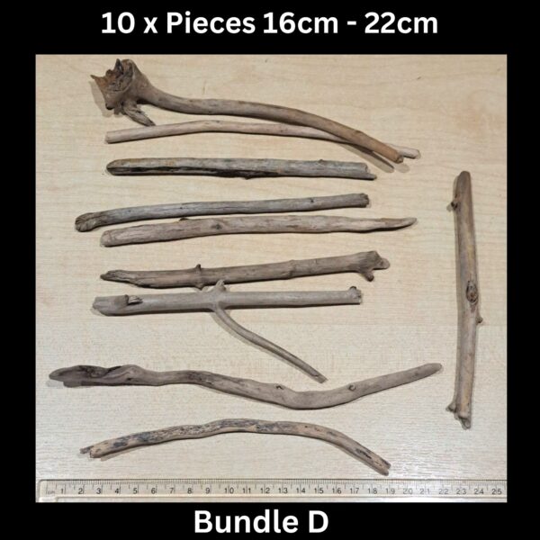 Natural Driftwood Bundles, Wedding Décor, Home Decoration, Terrarium Wood, Craft Projects, Macrame Sticks, Driftwood Crafts Set D