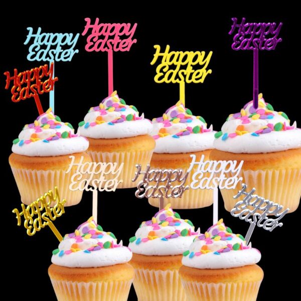 Easter Cupcake Toppers Picks Main 2