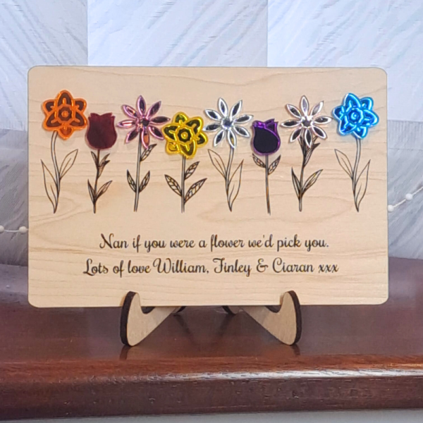 Mum Birthday Gifts, Personalised Mothers Day Gift For Mum, Gifts For Her, Mummy Keepsake Plaque, Nan Birthday Presents Design B - Image 3