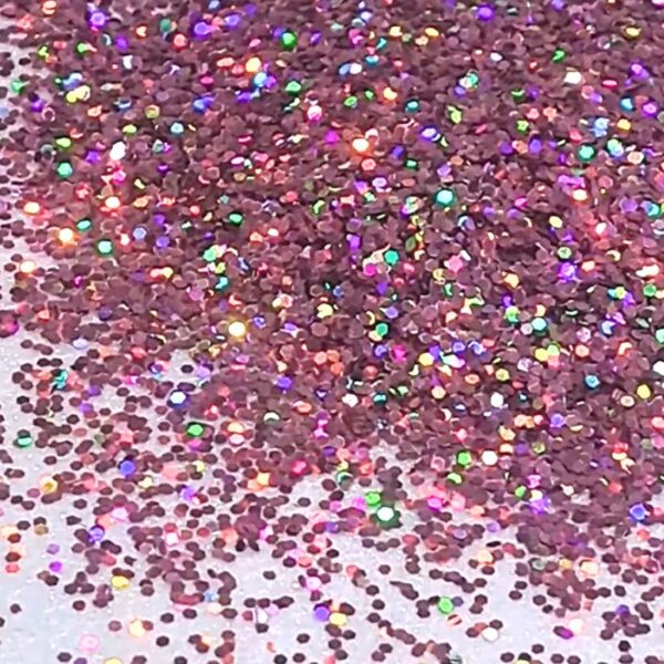 Pink Holographic .040 1mm Chunky Glitter