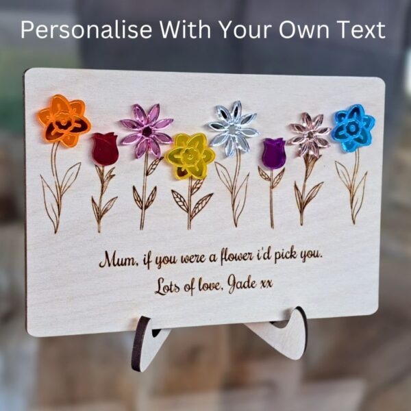 Mum Birthday Gifts, Personalised Mothers Day Gift For Mum, Gifts For Her, Mummy Keepsake Plaque, Nan Birthday Presents Design B - Image 2