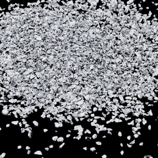 25g Silver Tiny Crushed Glass Chips Craft, Resin And Nail Art