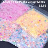 Glitter Mix Bundle, Nail Art Glitters, Craft Glitter, Resin Glitter Mixes, Wax Melts Glitter Set 15
