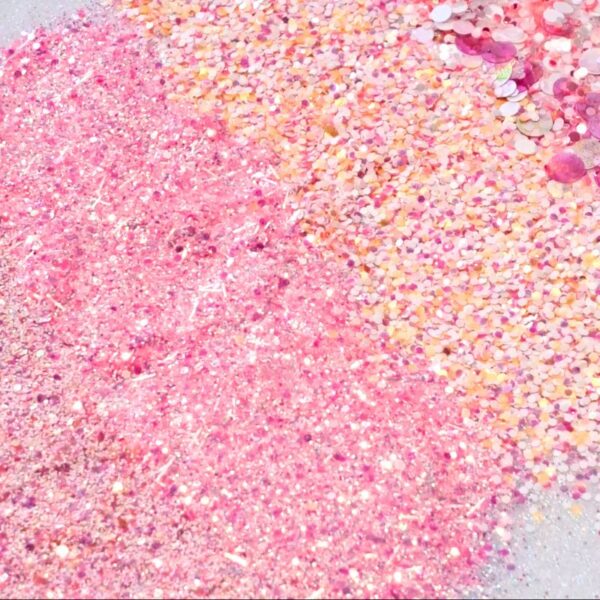 Pink Glitter Mix Bundle, Nail Art Glitters, Craft Glitter, Resin Glitter Mixes, Wax Melts Glitter Set 16 - Image 3