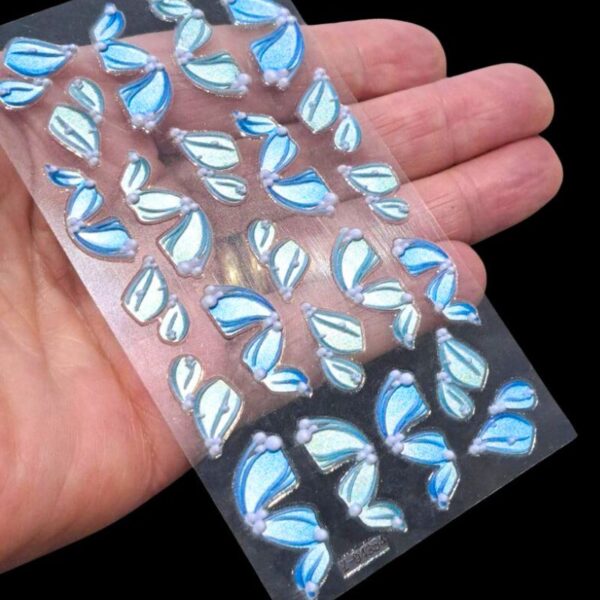 5D Ribbon Nail Art Stickers Design 354