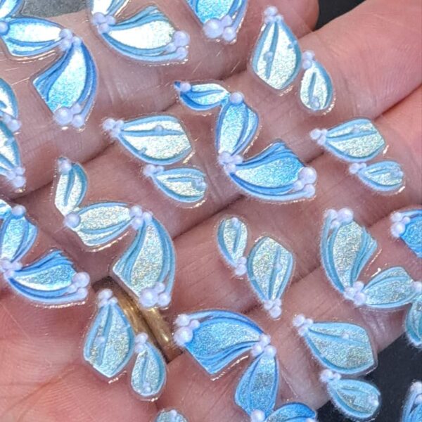 5D Ribbon Nail Art Stickers Design 354 - Image 2