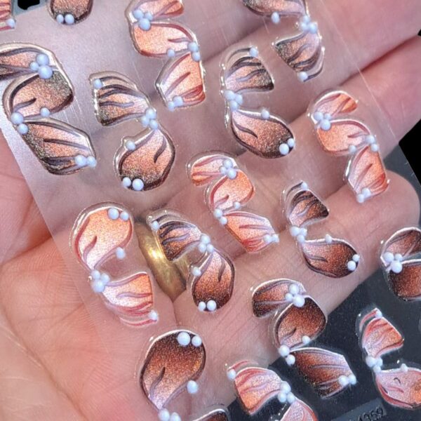 5D Ribbon Nail Art Stickers Design 359 - Image 2