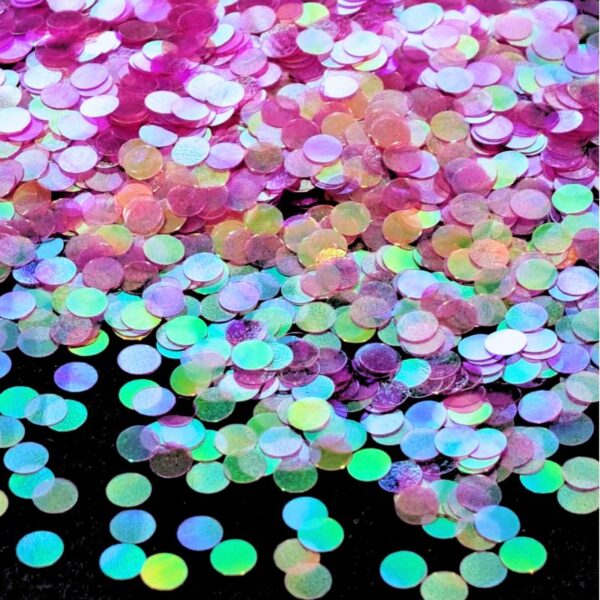 5mm Glitter Dots Festival Glitter Dots, Resin Art Glitter, Nail Art Glitter Dots, Craft Glitters - Image 2