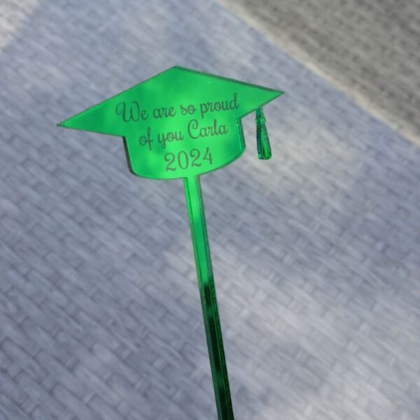 Graduation Drinks Stirrers, Personalised Drinks Stirrers, Party Stirrers, Personalised Graduation Swizzel Sticks - Image 8