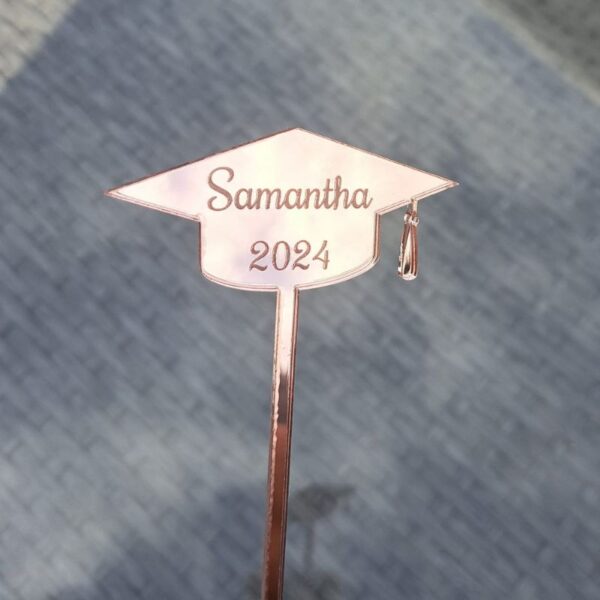 Graduation Drinks Stirrers, Personalised Drinks Stirrers, Party Stirrers, Personalised Graduation Swizzel Sticks - Image 9