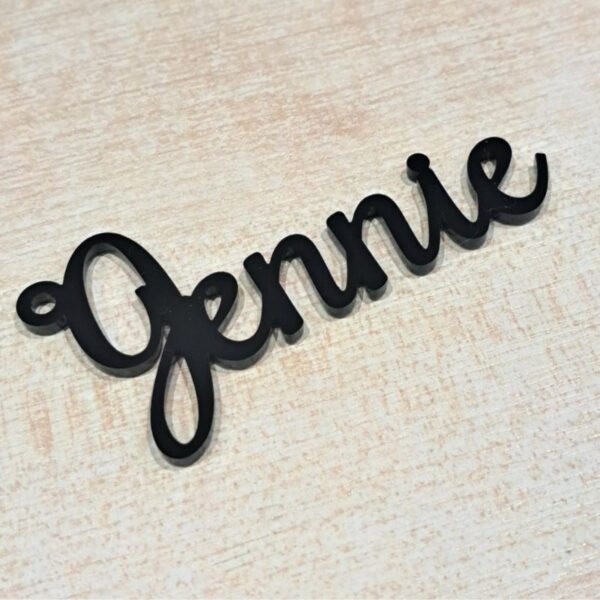 Personalised Name Gift Tags, Mirror Acrylic Gift Tag Names, Script Name Tags, Personalised Present Gift Tags - Image 7