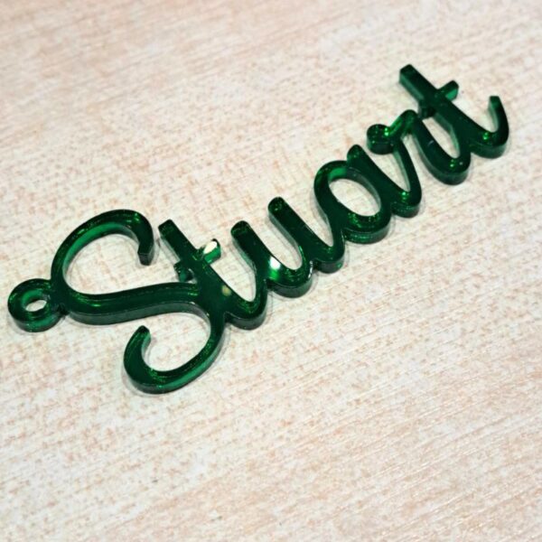 Personalised Name Gift Tags, Mirror Acrylic Gift Tag Names, Script Name Tags, Personalised Present Gift Tags - Image 9