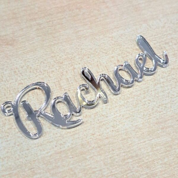 Personalised Name Gift Tags, Mirror Acrylic Gift Tag Names, Script Name Tags, Personalised Present Gift Tags - Image 4