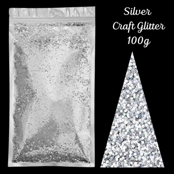 Chunky Arts And Crafts Glitter .040 1mm 100g Pack Sizes - Image 3