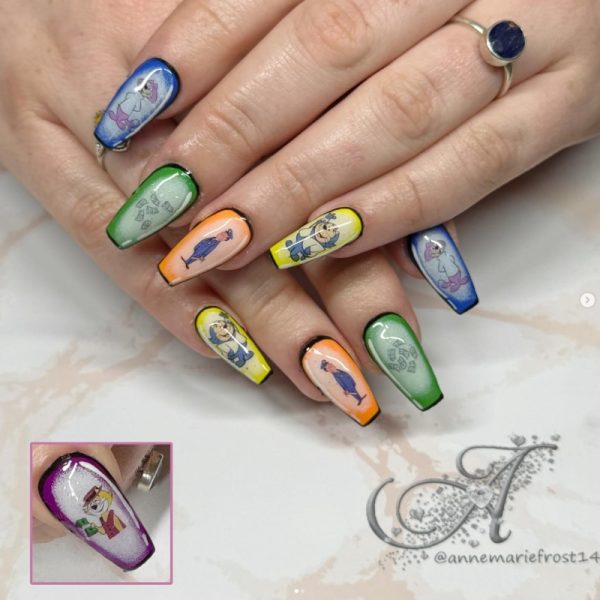 Top Cat Nail Art Water Decals Top Cat Water Slide Decals For Nails - Image 2
