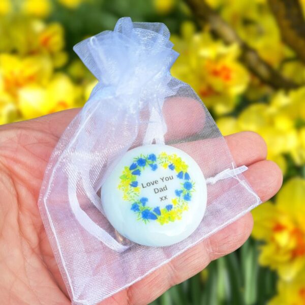 Dad Pocket Hug Pebble, Gift For Dad, Gift For Dad, Gift For Grandad, Fathers Day, Bereavement Gift, Keepsake Gift Design 4 - Image 2