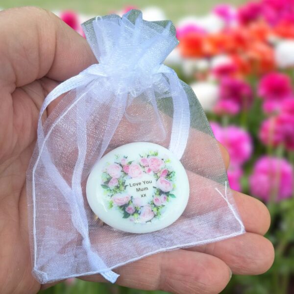 Mum Pocket Hug Pebble Family Loss Gift Keepsake Memorial Gift Mother Memory Pebble - Image 2