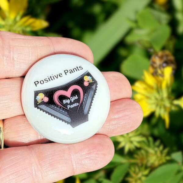 Positive Pants Pocket Hug Pebble Big Girl Pants Lucky Pants Gift Best Friend Gift Design 6 - Image 3