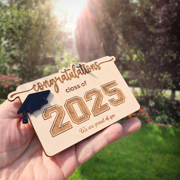 Personalised Graduation Gifts For Her Him Gift Card Money Holder Graduate 2025 Congratulations - Image 6