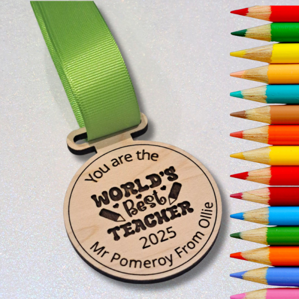 2025 Wooden Teacher Medal