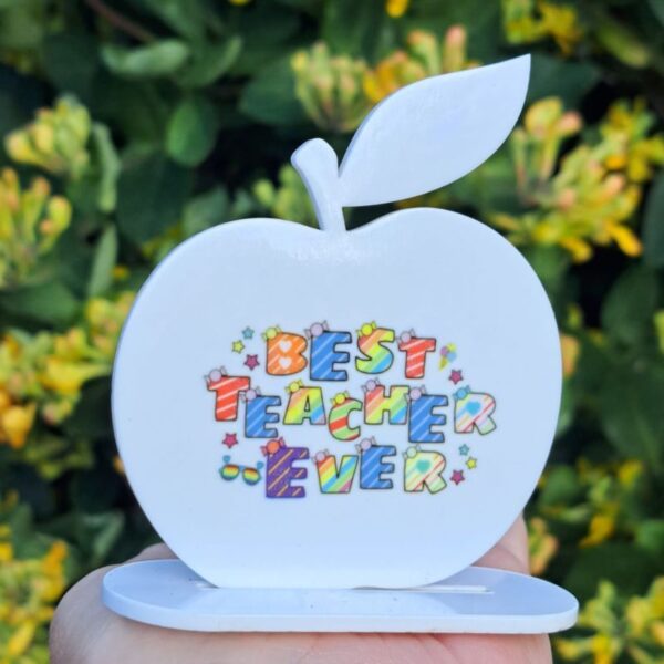 Apple Design Best Teacher Gifts, Thank You Teacher, School Nursery Pre School Leaving Gift End Of Term Teacher Presents - Image 4