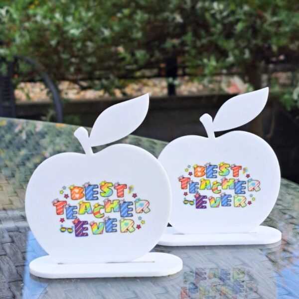Apple Design Best Teacher Gifts, Thank You Teacher, School Nursery Pre School Leaving Gift End Of Term Teacher Presents - Image 3