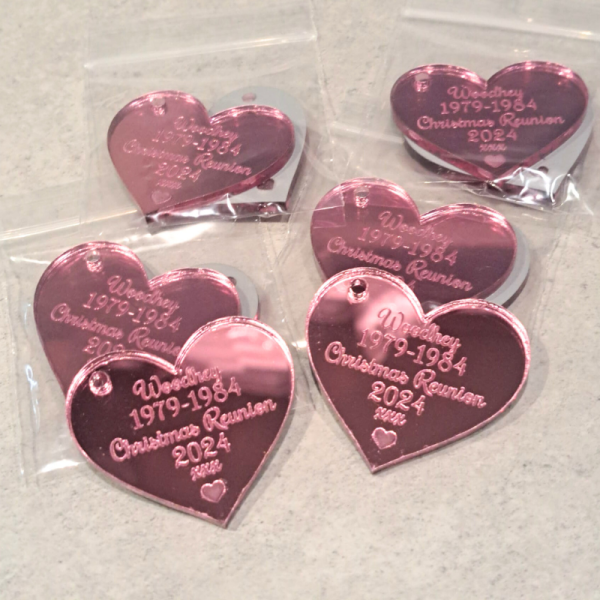Personalised Wedding Favours, Love Hearts Confetti Mr and Mrs Table Decorations, Wedding Decor, Thank You Tokens - Image 7