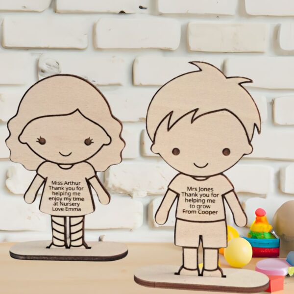 Cute Wooden Children Gift For Teacher