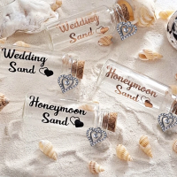 Honeymoon Sand Bottle, Honeymoon Gifts, Personalised Wedding Gifts, Honeymoon Keepsake