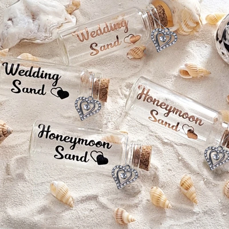 Honeymoon Sand Bottle, Honeymoon Gifts, Personalised Wedding Gifts, Honeymoon Keepsake