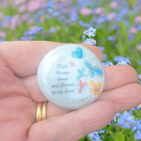 Mum & Dad Pocket Hug Bereavement Pebble Family Loss Gift Keepsake Memorial Gift Parent Memory Pebble - Image 2