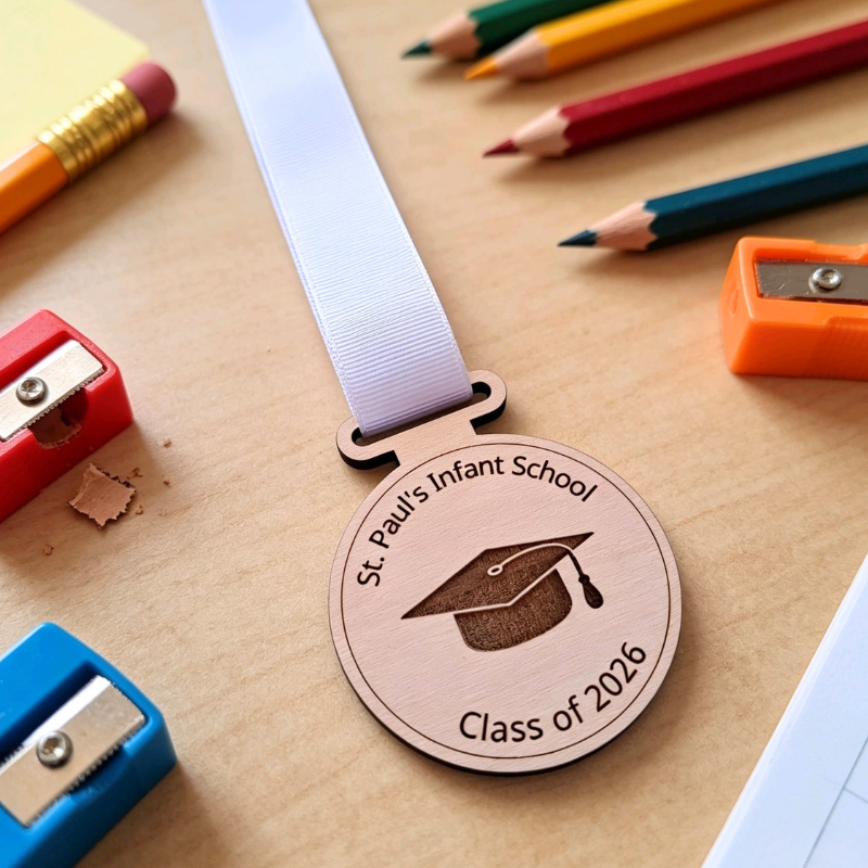 Personalised School Leavers Medals 2026, End Of Term Gifts, Class Gifts Year 6 Leavers, Teacher Pupil Gifts - Image 3