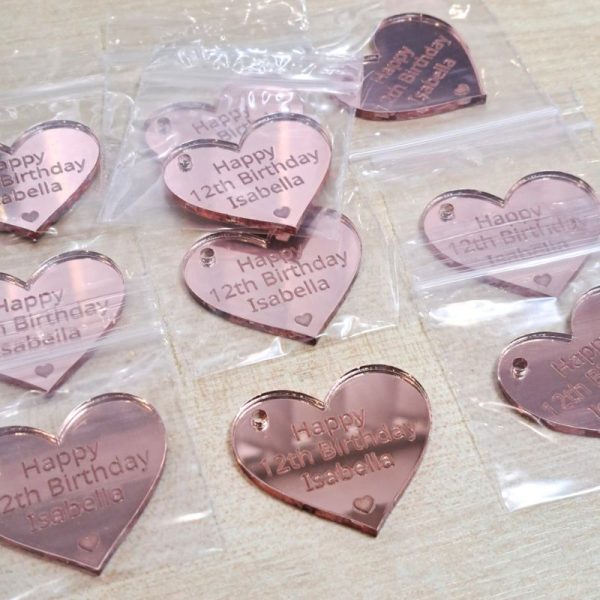 Personalised Wedding Favours, Love Hearts Confetti Mr and Mrs Table Decorations, Wedding Decor, Thank You Tokens - Image 2