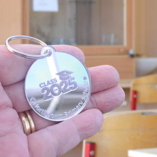 Year 6 School Leavers Gifts Personalised Teacher Pupil Gift School Leavers 2025 Keyrings - Image 2
