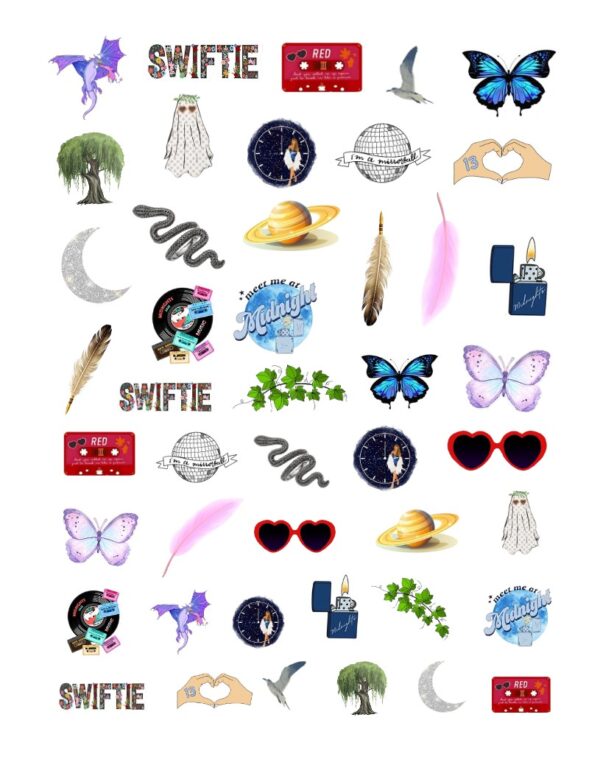 Taylor Swift Water Decals