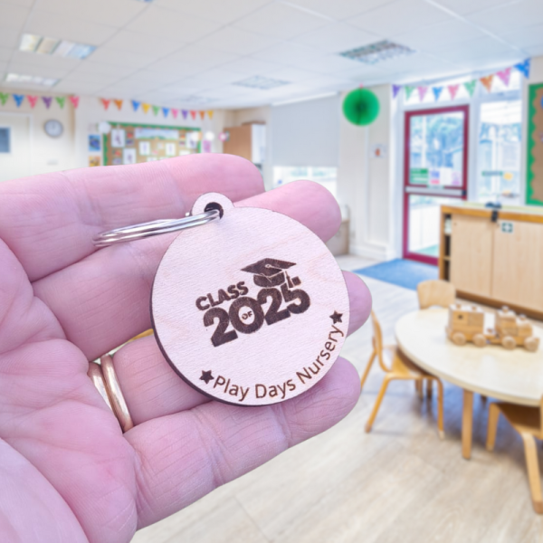 Year 6 School Leavers Gifts Personalised Teacher Pupil Gift School Leavers 2025 Keyrings - Image 3