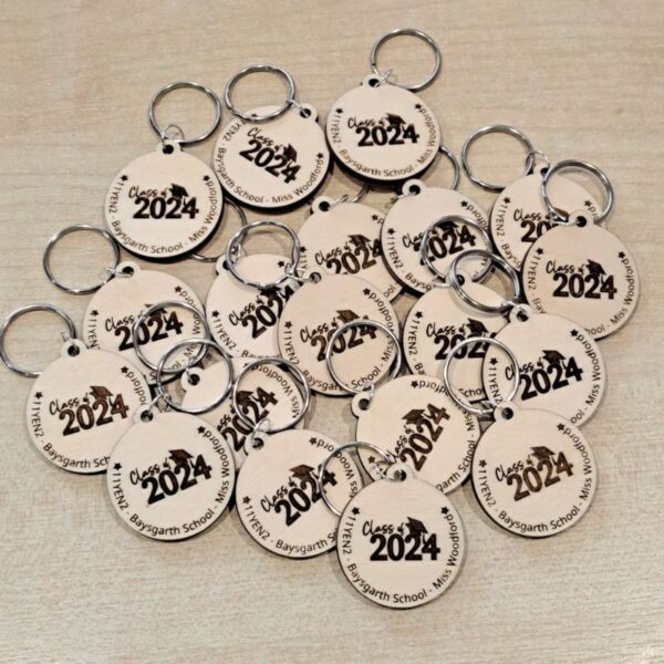 Year 6 School Leavers Gifts Personalised Teacher Pupil Gift School Leavers 2025 Keyrings - Image 24